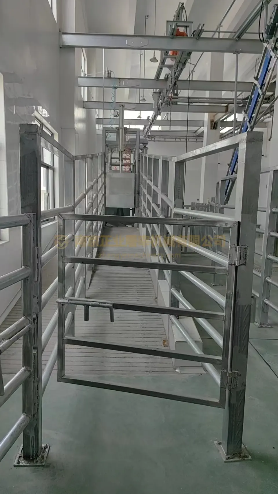 Cattle-line access platform and stairs in Zhitang